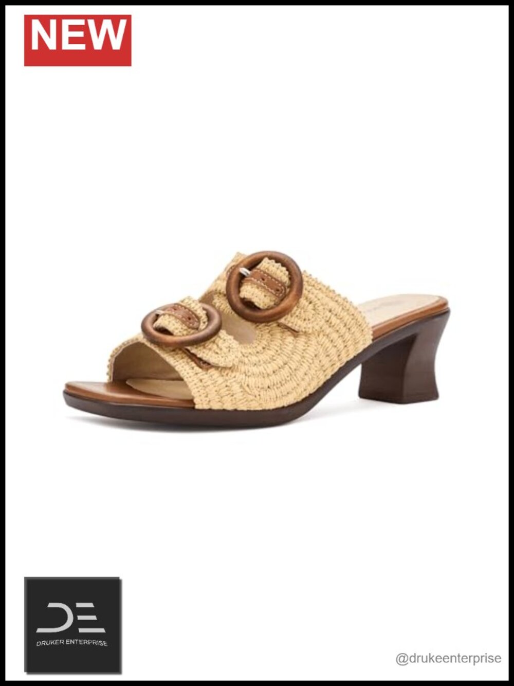 Eric Michael Zest Leather Heeled Sandals with Ankle Strap
